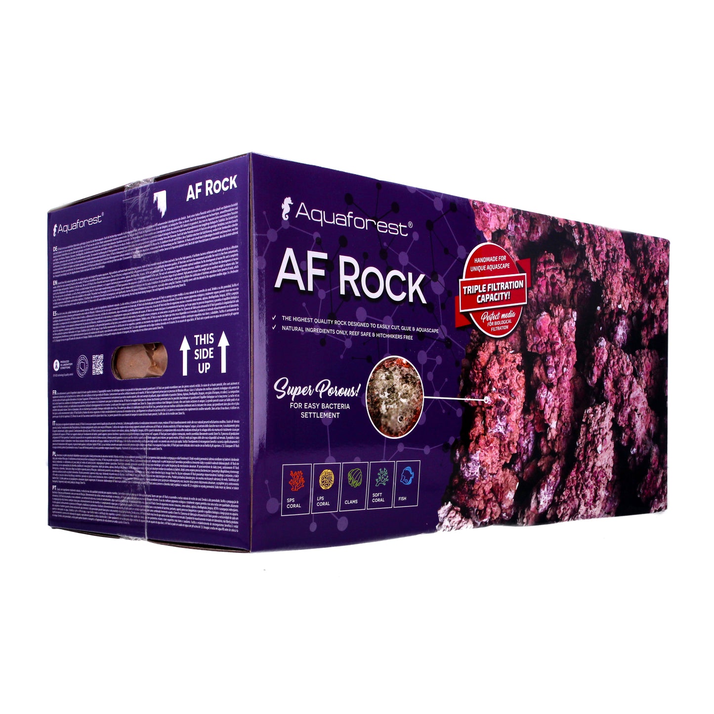 Aquaforest Aquarium Rock Natural Stones Decoration Red 18kg