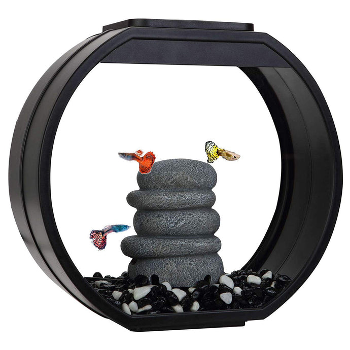 Fish R Fun Deco Mini 10L Aquarium Black