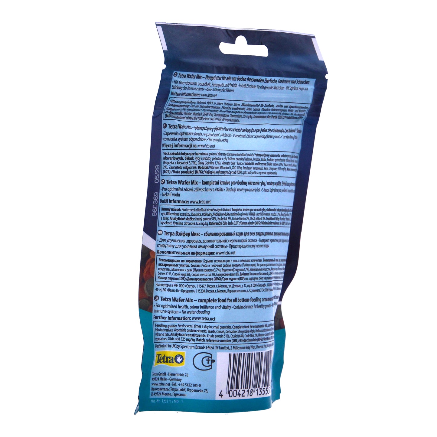Tetra Waffer Mix Sinking Fish Food Tablets 68g