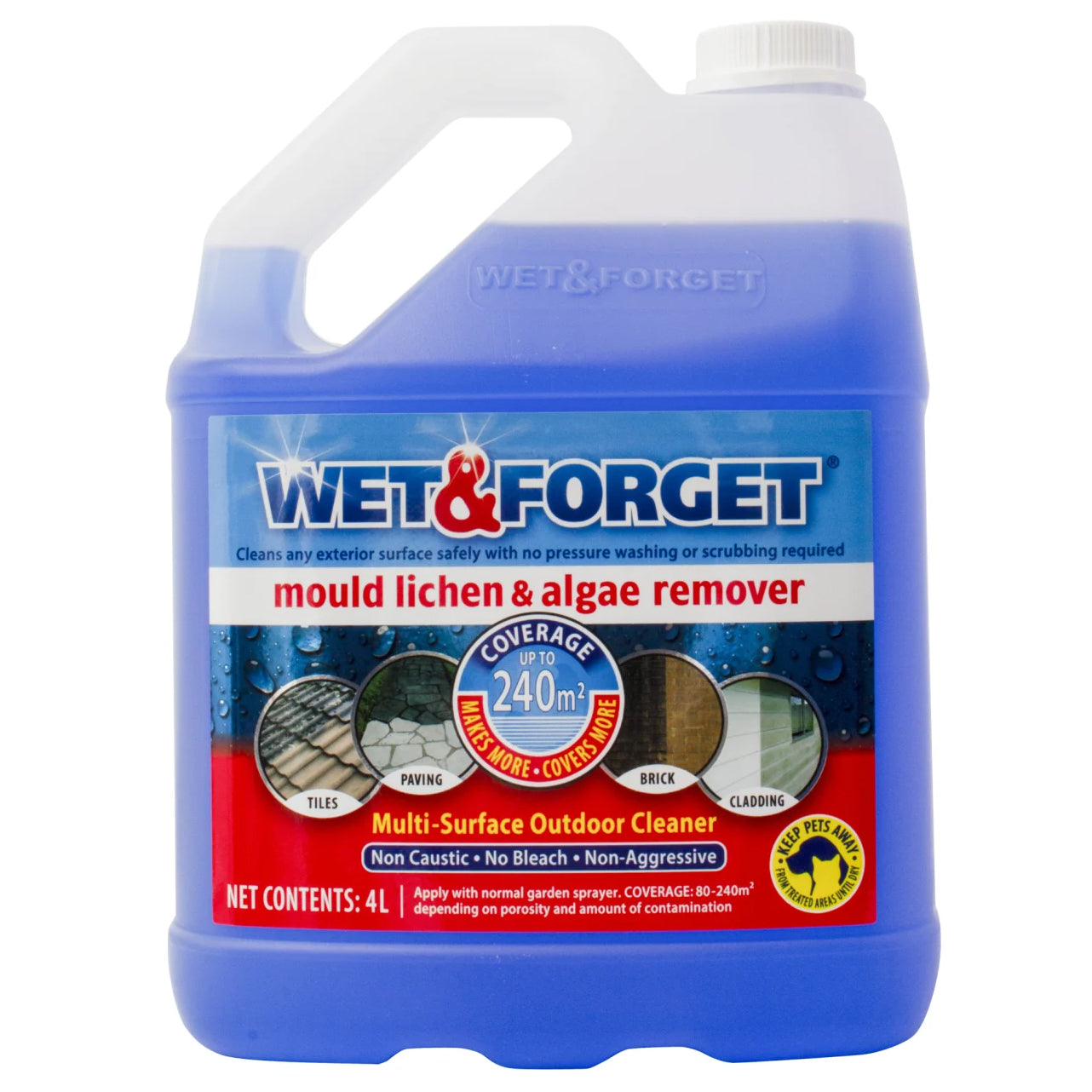 Wet & Forget Multi Surface Mould ,Moss ,Lichen & Algae Remover