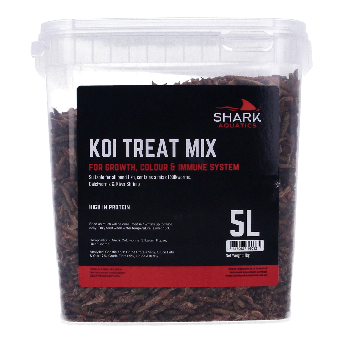 Shark Koi Treat Mix Dried Fish Food Growth