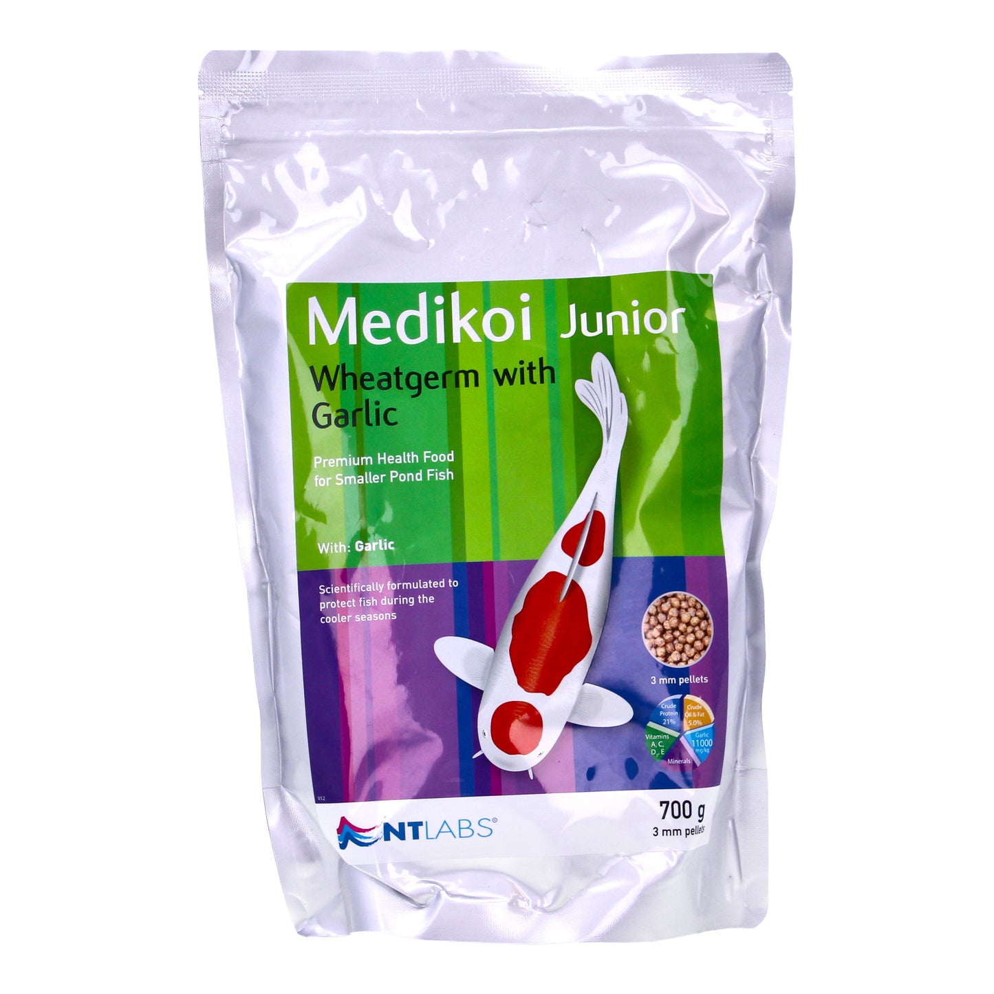 NT Labs Medikoi 3mm Junior Wheatgerm & Garlic Food 700g