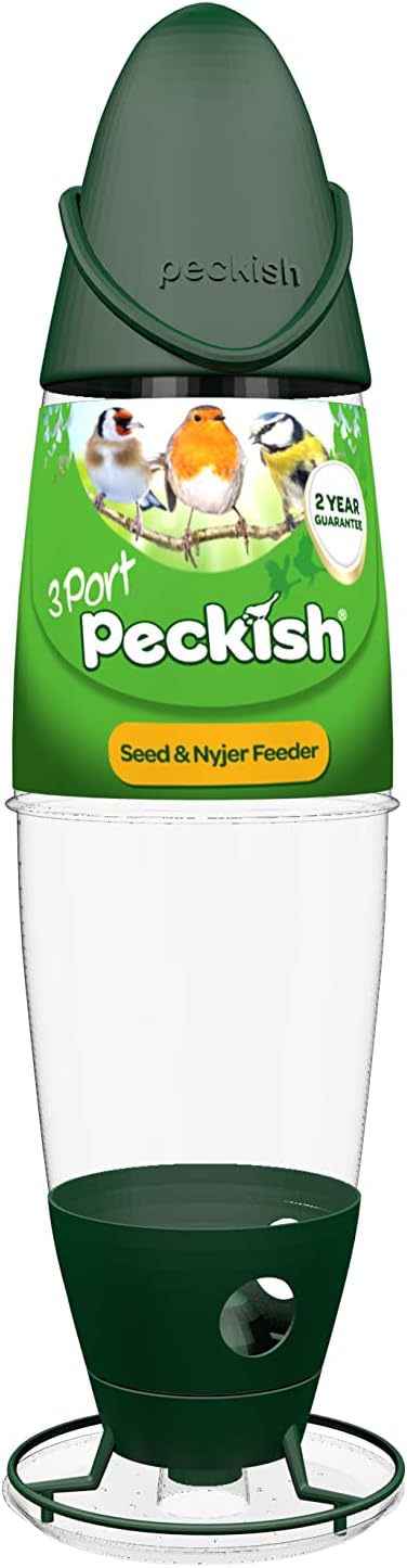 Peckish Seed Hanging Bird Feeder 0.6L