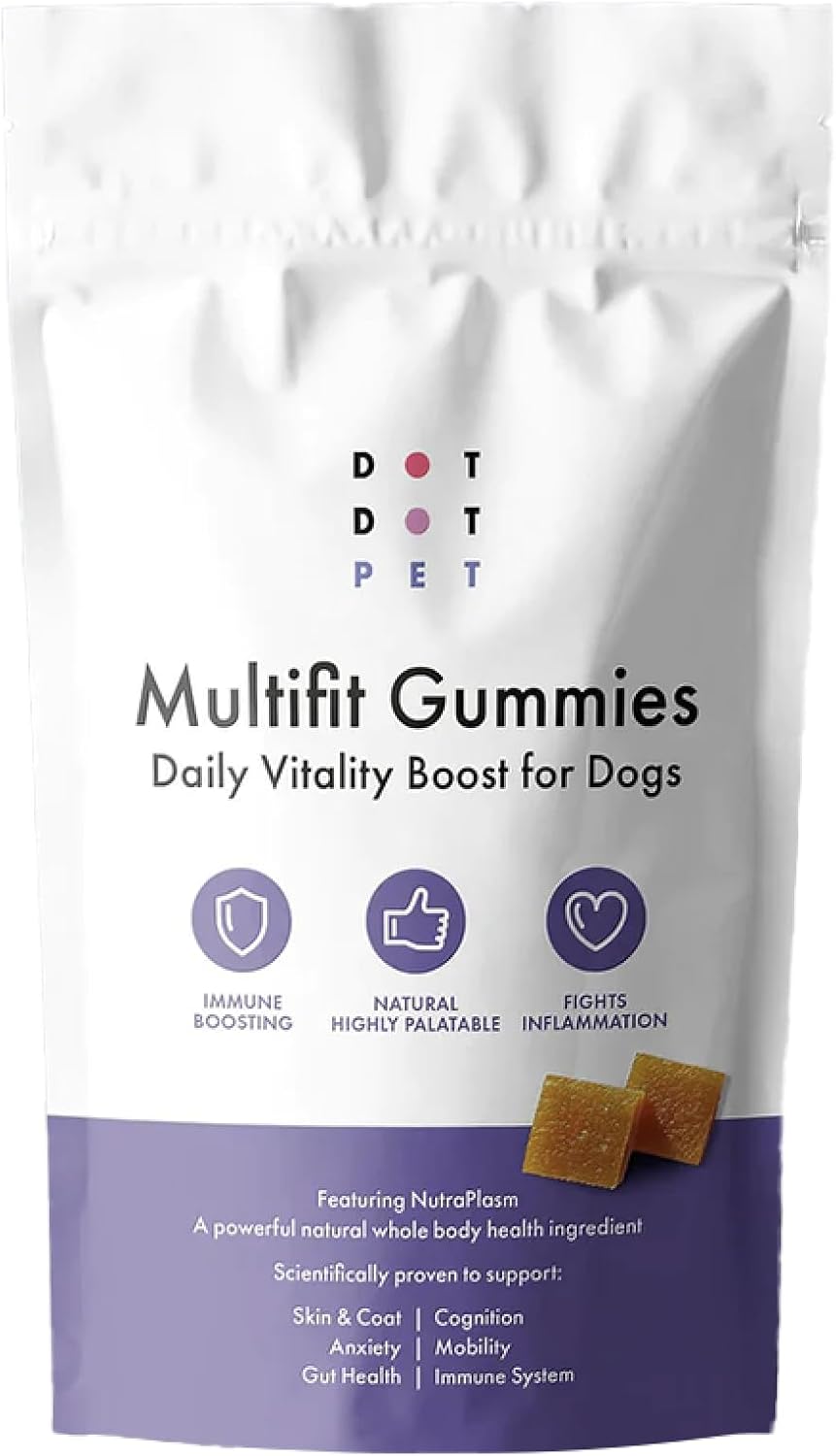 DotDotPet Daily Pet Supplements for Dogs & Cats – Collagen, Plasma, Vitamins