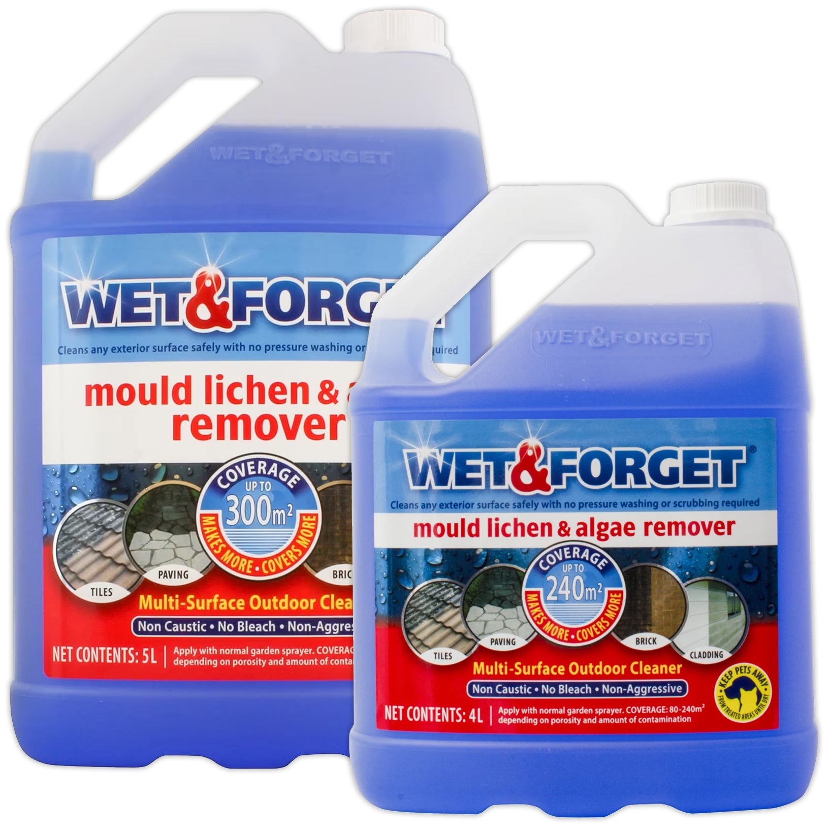 Wet & Forget Multi Surface Mould ,Moss ,Lichen & Algae Remover