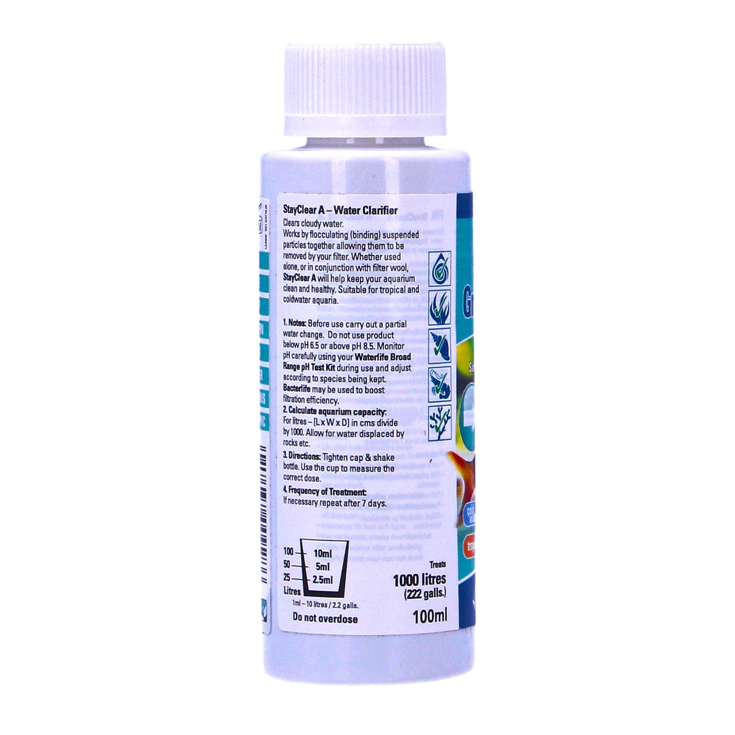Waterlife Stay Clear 100ml Cloudy Green Water Remover