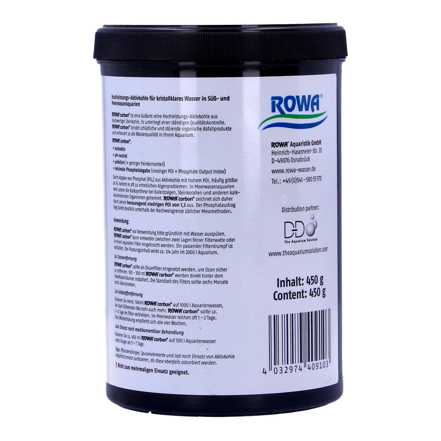 D-D Rowa Carbon Filter Media 450g