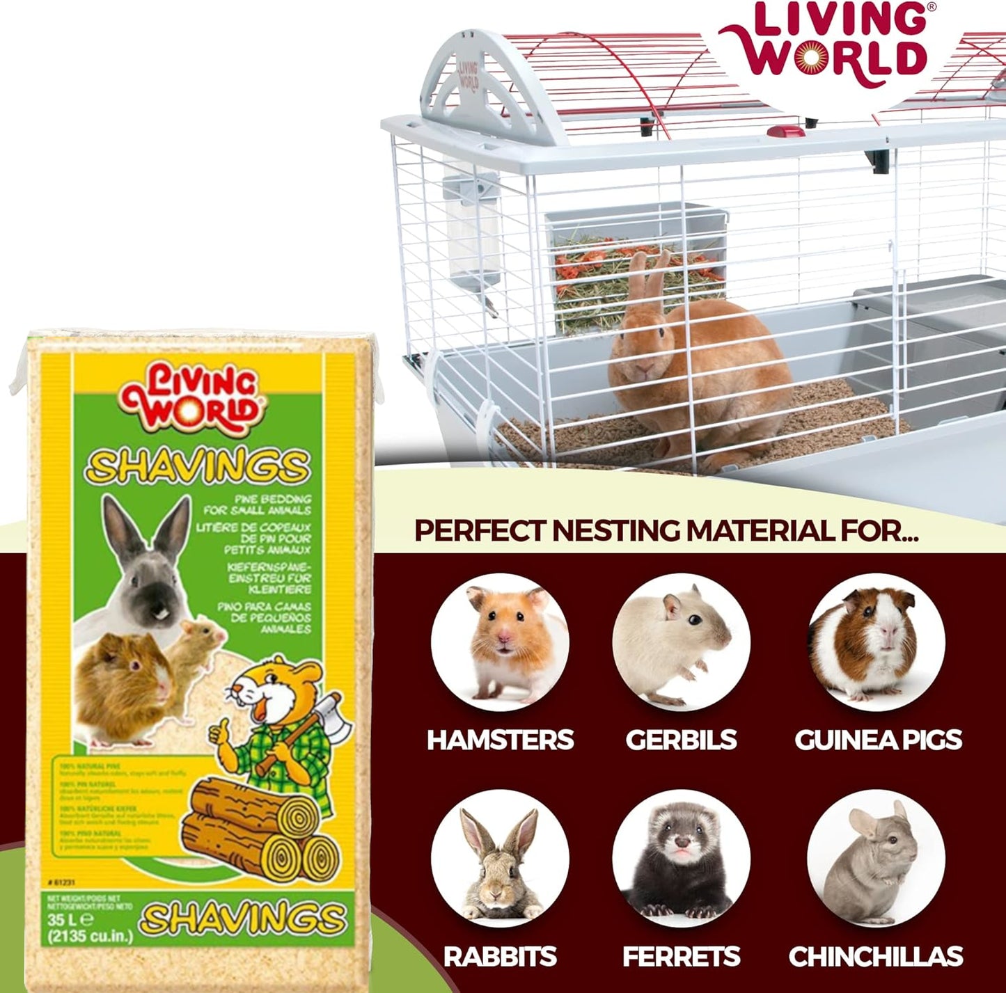 Living World Pine Shavings