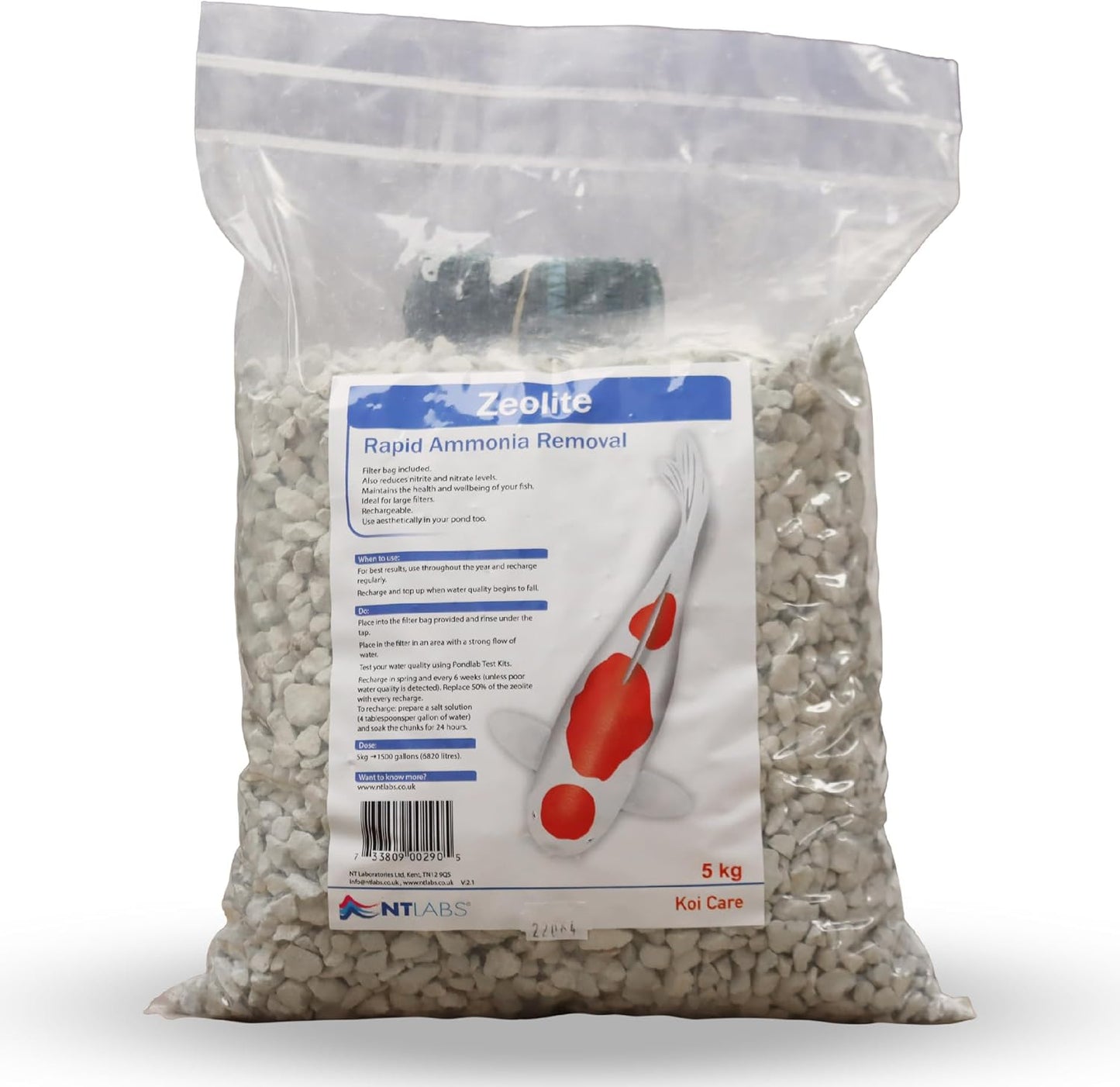 NT Labs Zeolite 5Kg Rapid Ammonia Removal
