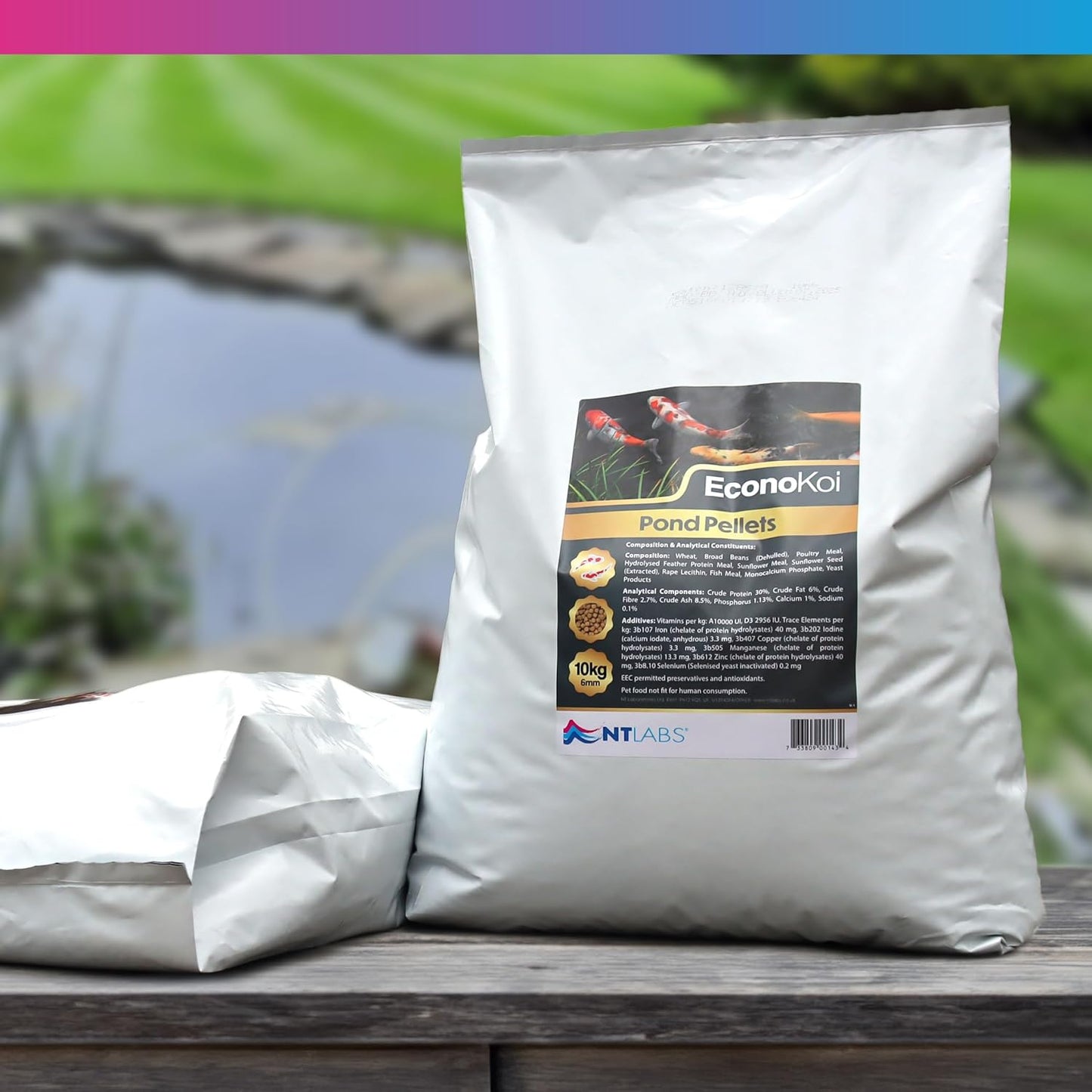 NT Labs EconoKoi Pond 10kg 6mm Pellets