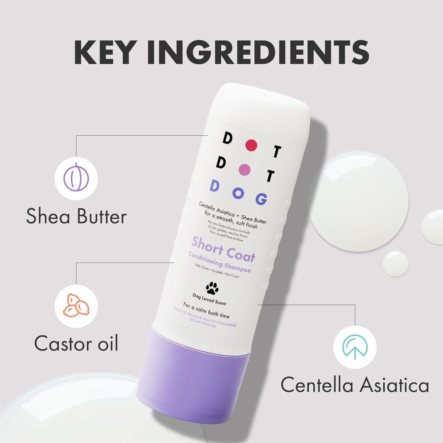 Dot Dot Pet Hypoallergenic Calming Sensitive Skin Safe Dog Shampoo