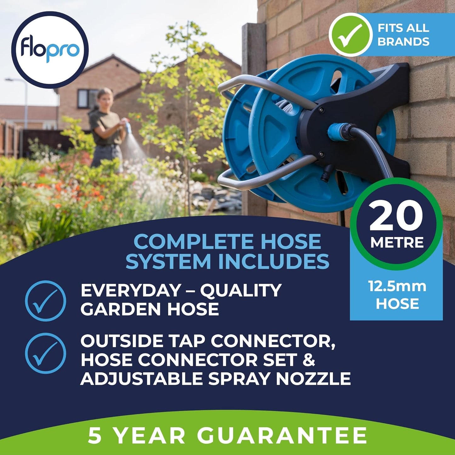 Flopro EasyReel Complete Everyday Hose Set 20m