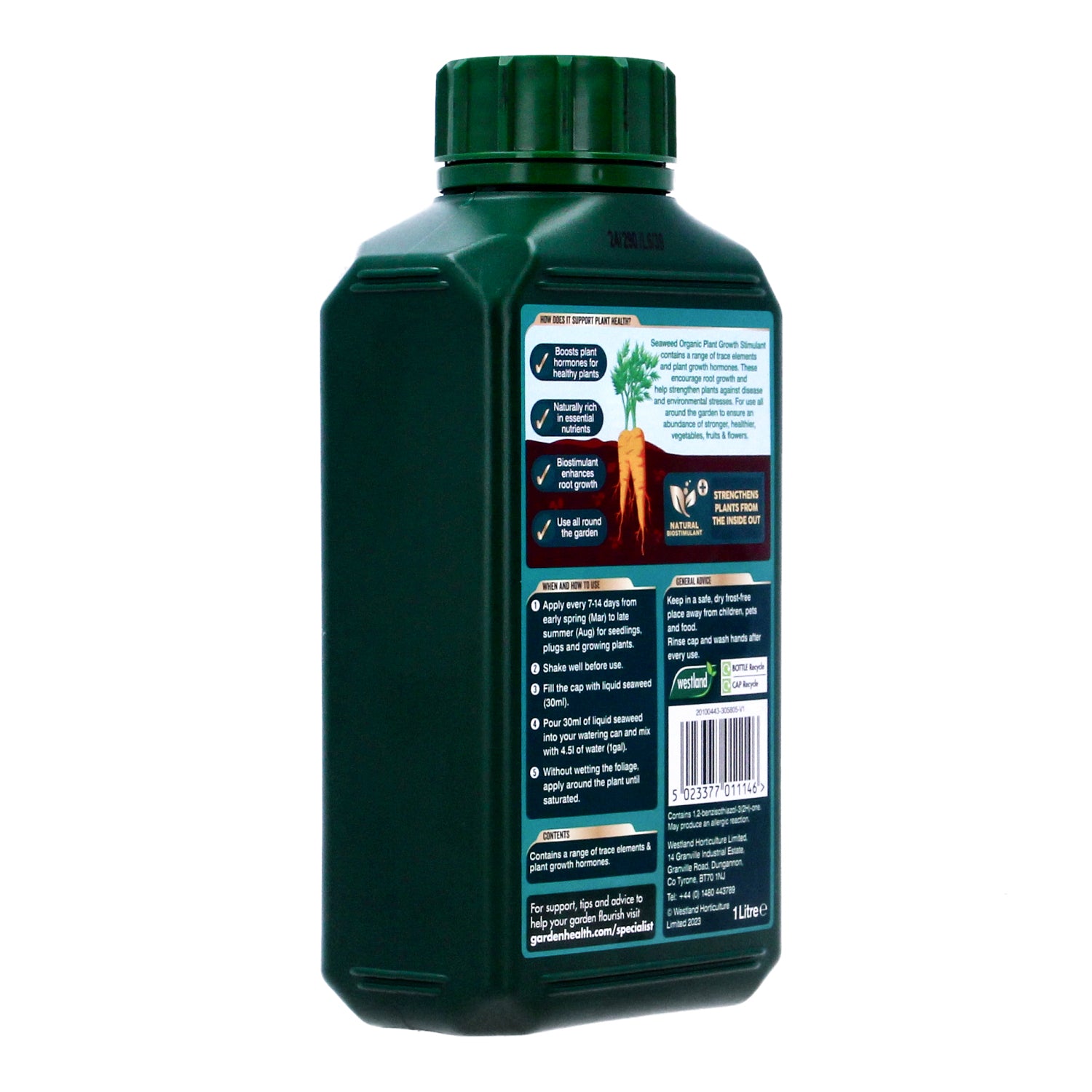 Westland Organic Seaweed Liquid 1L Plant Growth Stimulant