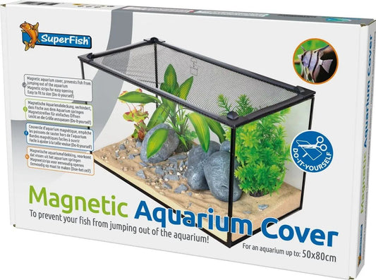 Superfish Magnetic DIY Aquarium Net Cover – Fits Tanks up to 80×50 cm