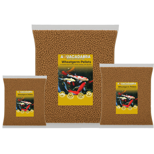 Aquacadabra Pond Wheatgerm Cold Weather Koi Fish Food Pellets 5mm