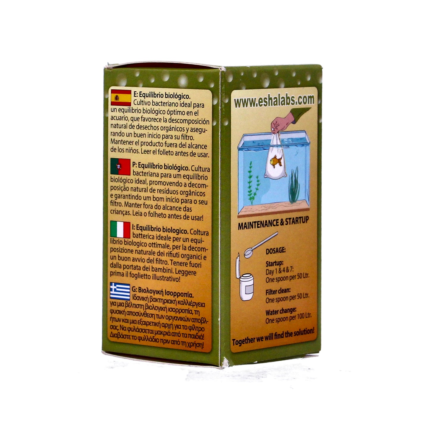 Aquabacter Tropical Coldwater eSHa Bacteria Filter 27ml