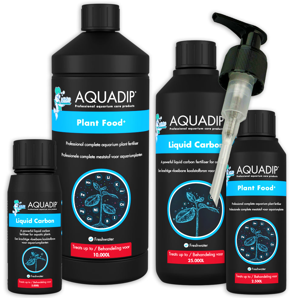 AQUADIP Plant Food & Liquid Carbon Fertiliser Aquarium Tropical Fish Tank