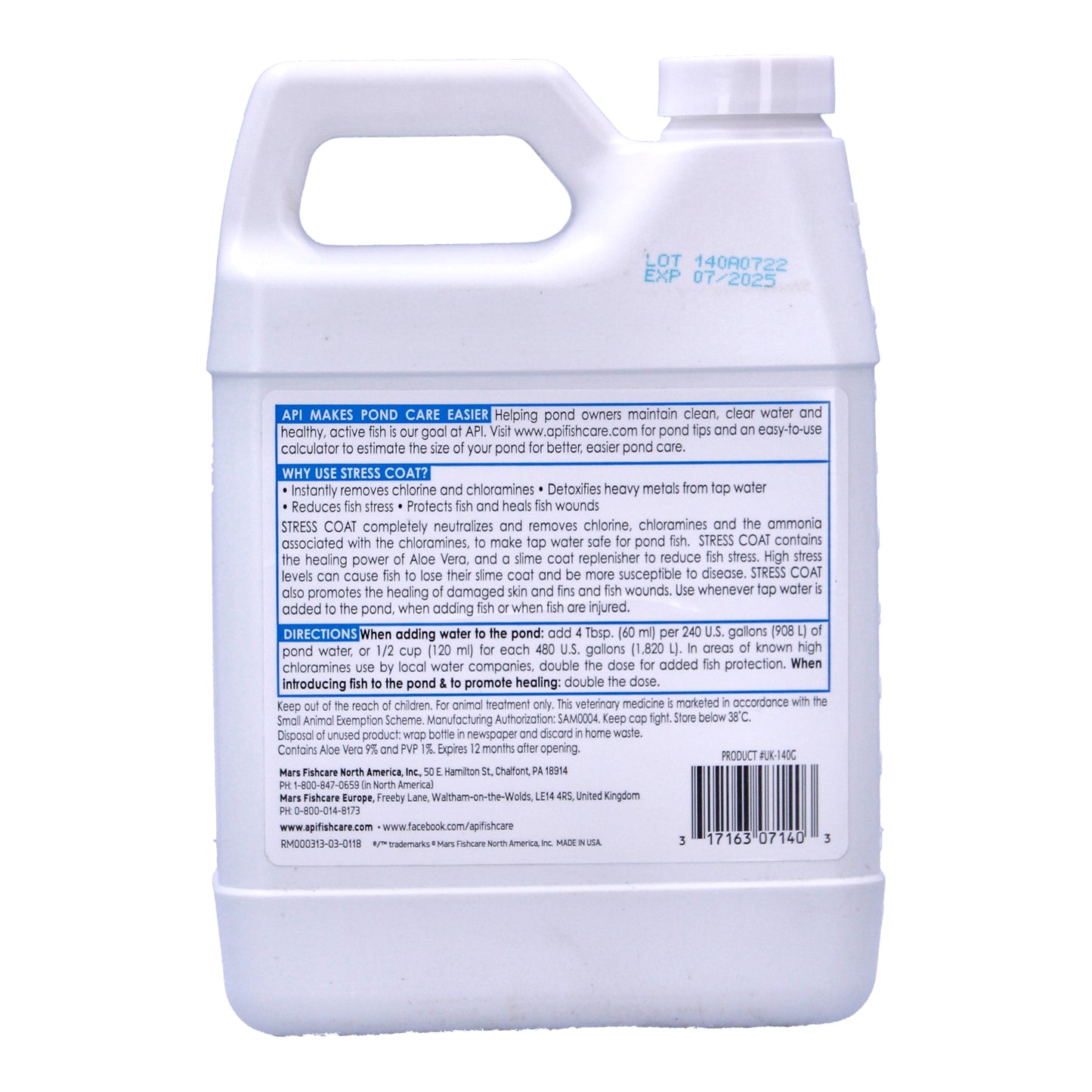 API Pond Stress Coat Dechlorinator