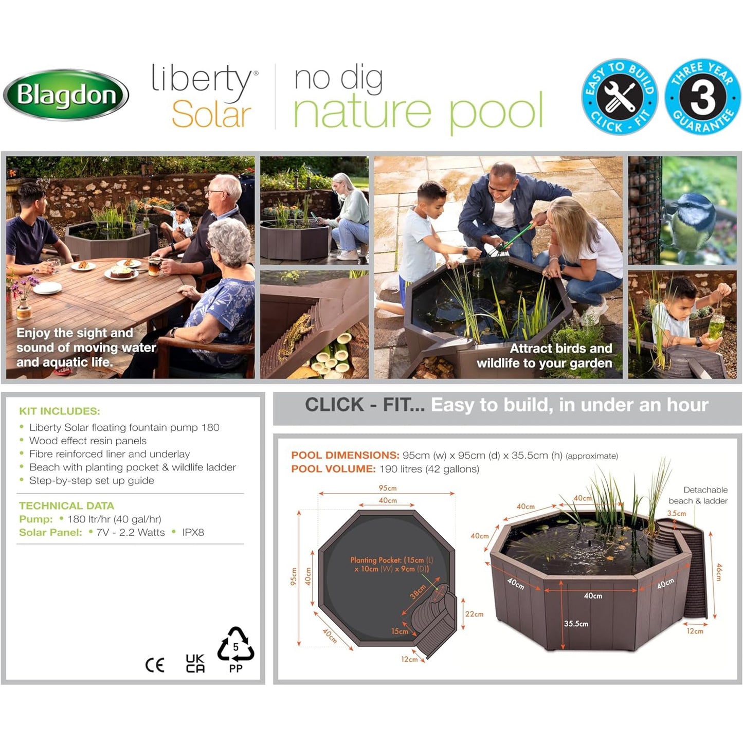 Blagdon Liberty No Dig Nature Pool