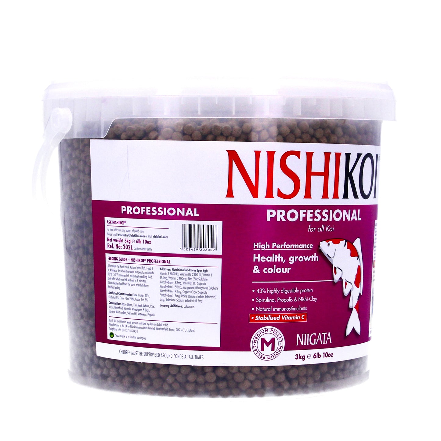 Nishikoi Niigata Medium Pellet 3Kg