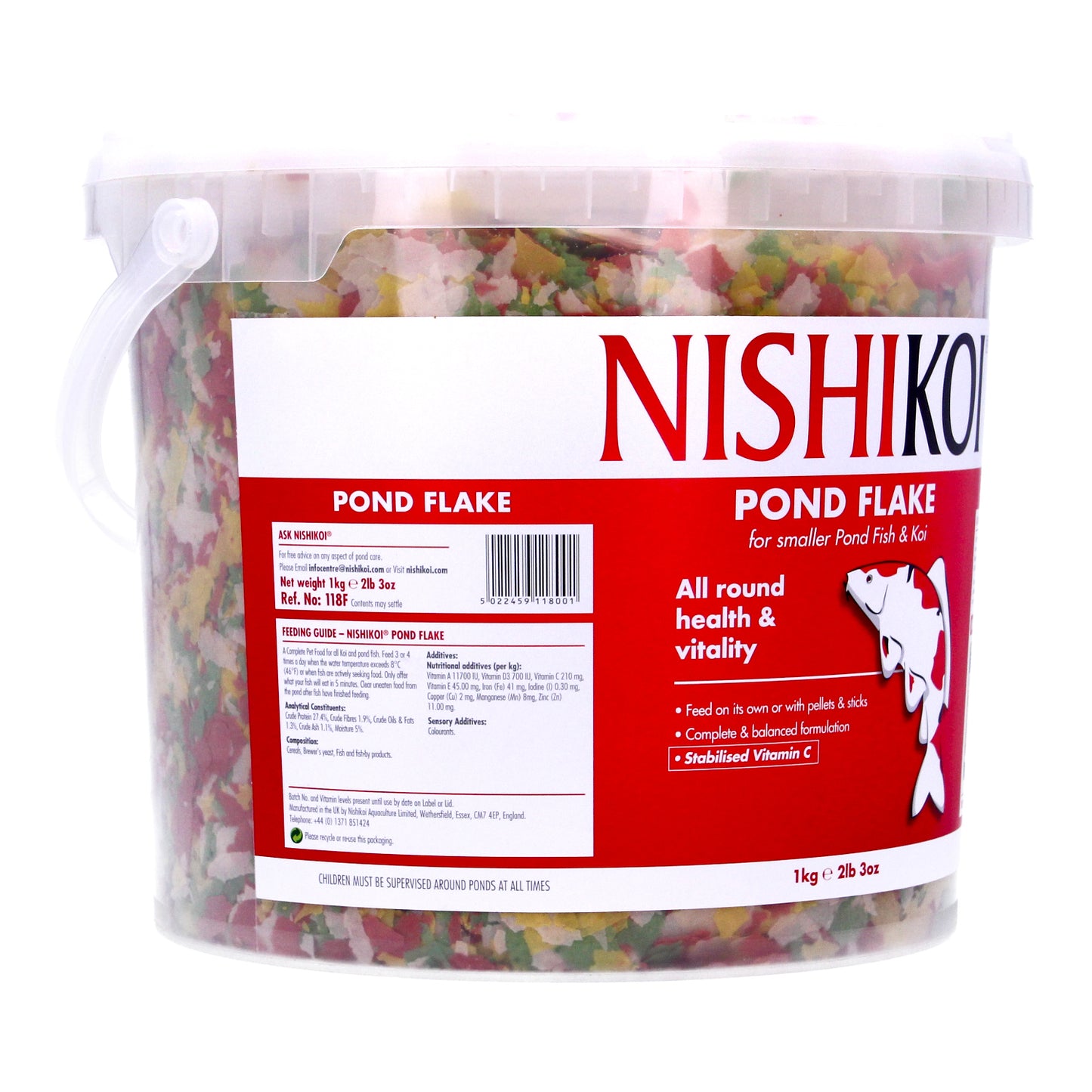 Nishikoi Floating Pond Flakes - all sizes