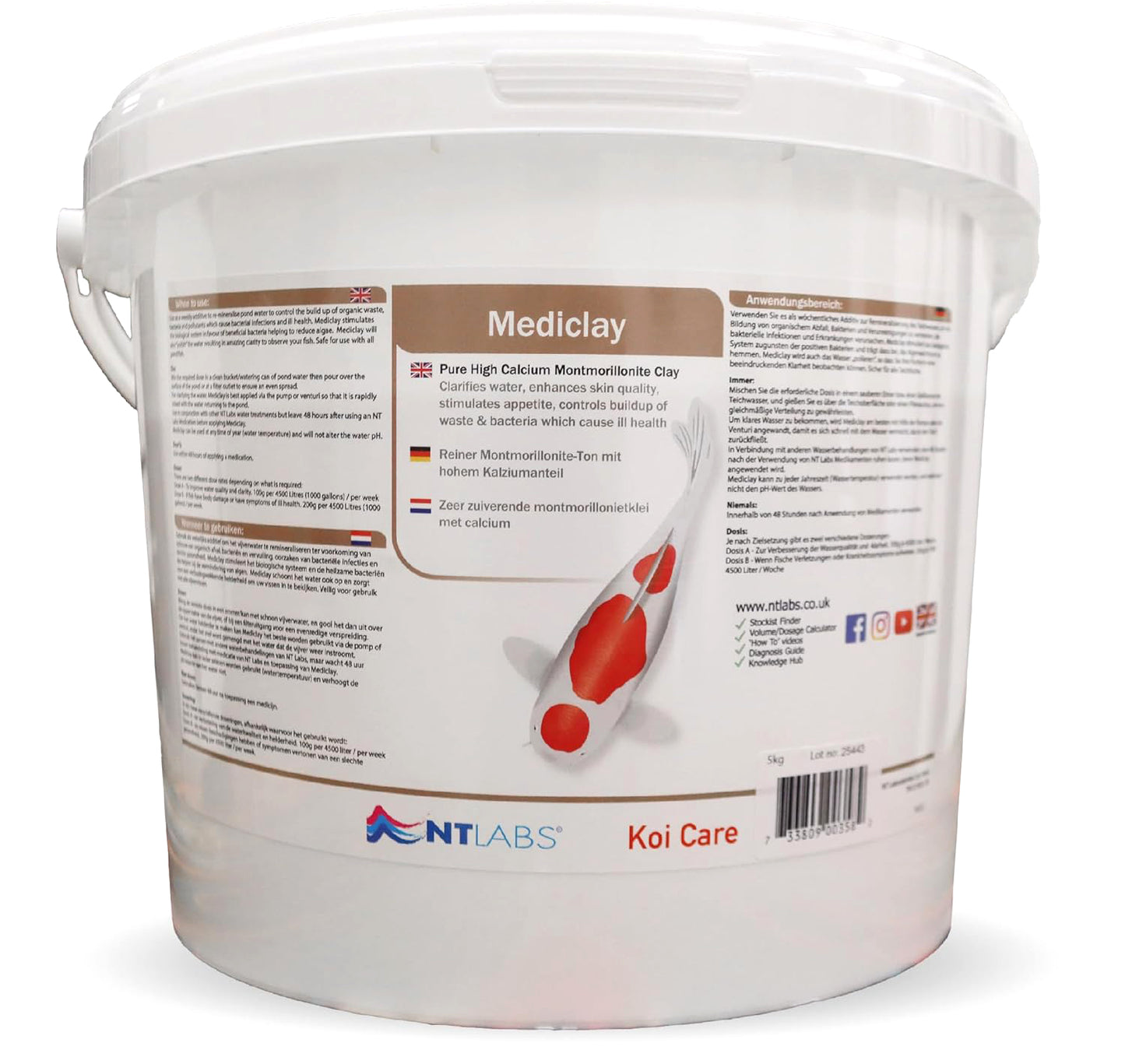 NT Labs Mediclay Pond Additive for Healthy Fish