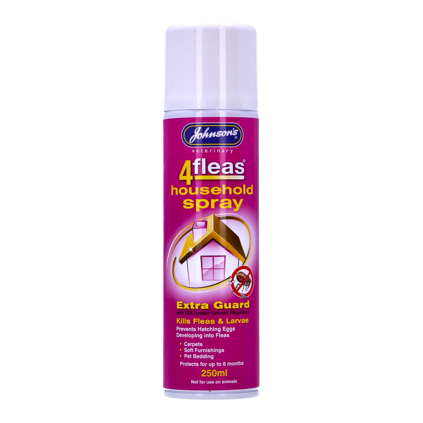 Johnsons 4Fleas IGR Home Household Flea Spray – 250ml & 600ml