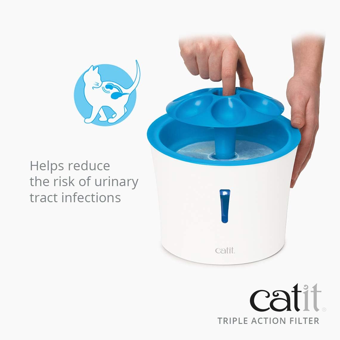 Catit Triple Action Fountain Filter - 12 pack