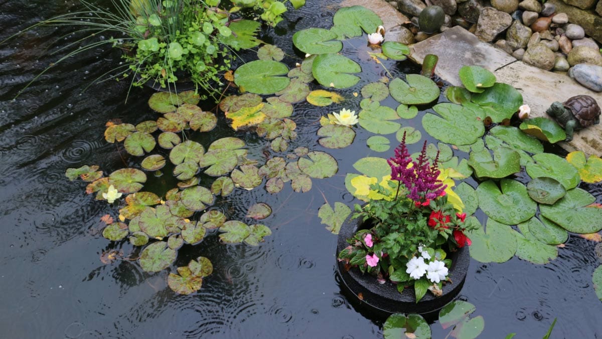Laguna Round Basket Set Velda Gravel 8kg and 20L Pond Plant Soil Bundle