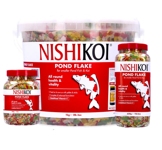 Nishikoi Floating Pond Flakes - all sizes