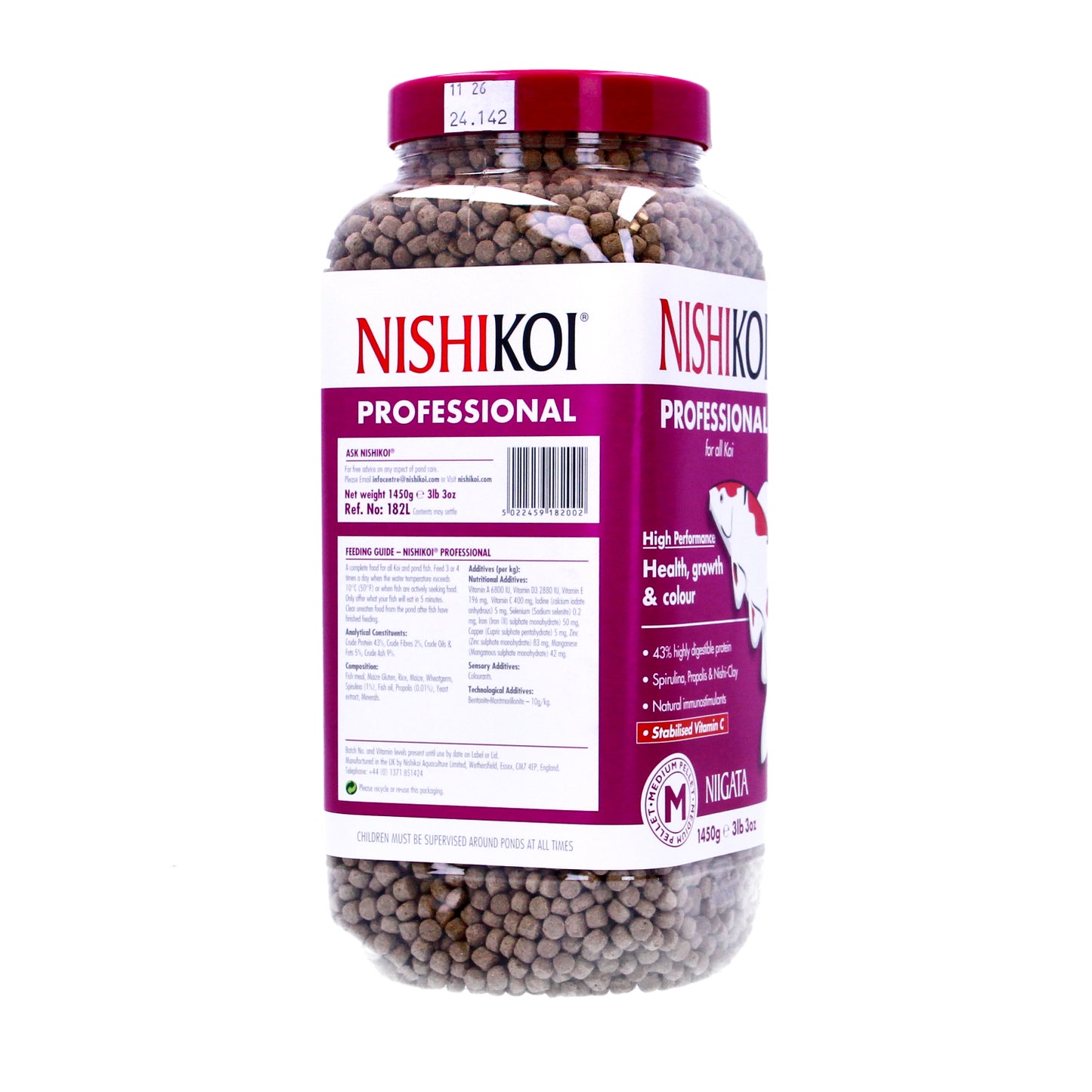 Nishikoi Niigata Medium Pellet 1450g