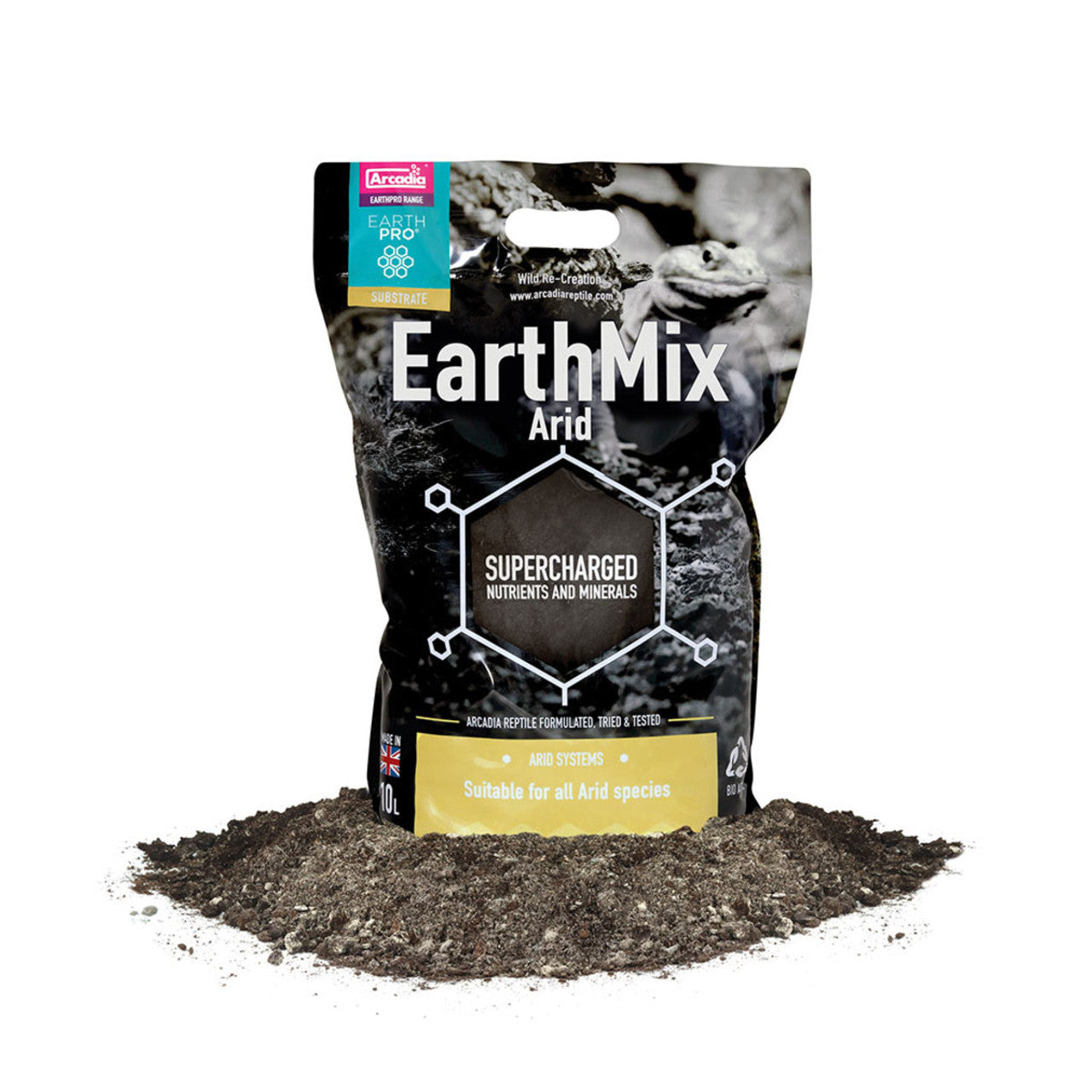 Arcadia EarthMix & EarthMix Arid Reptile Bio Active Soil Substrate 5L