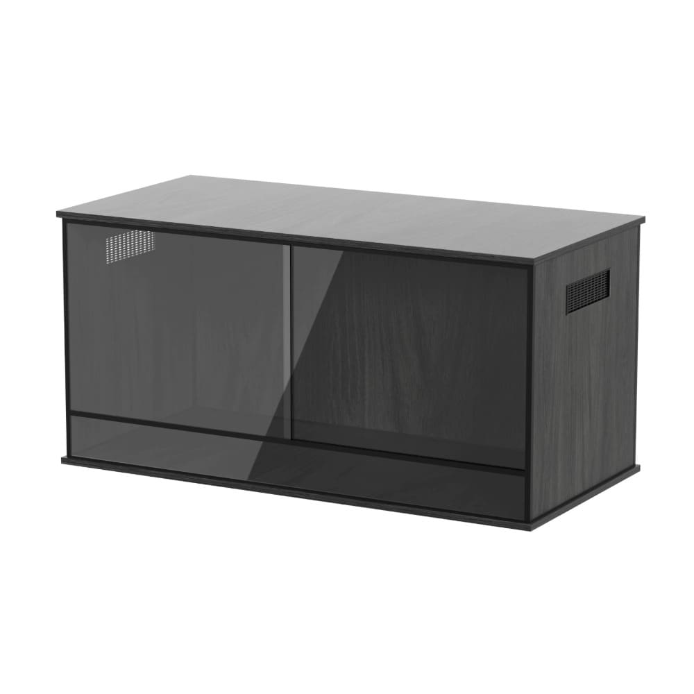 ProRep 4x2x2ft Reptile Vivarium with Glass Doors & Vents – Oak, Grey or Black