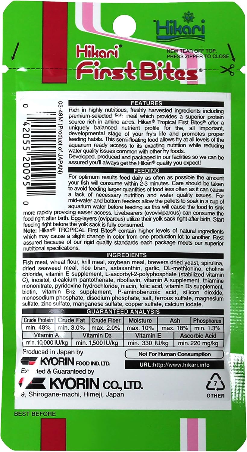 Hikari First Bites 10g Baby Fish Food