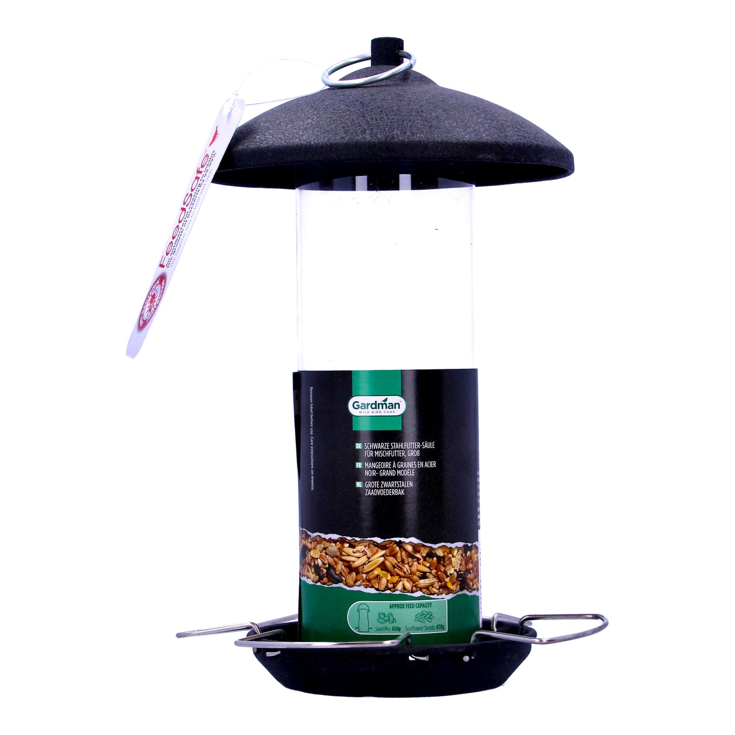 Gardman Black Steel Large Seed Feeder
