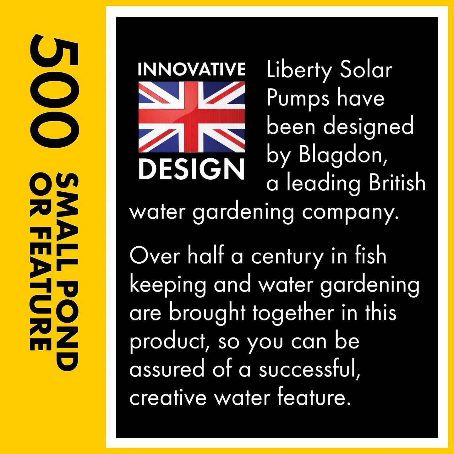 Blagdon Liberty Solar Pump 500 & LED