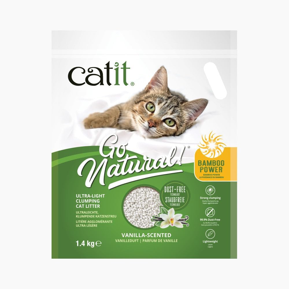 Catit Go Natural Bamboo Litter Vanilla Scented