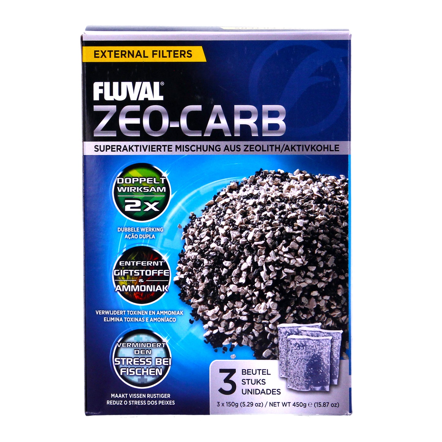 Fluval Zeo-Carb Media 450g