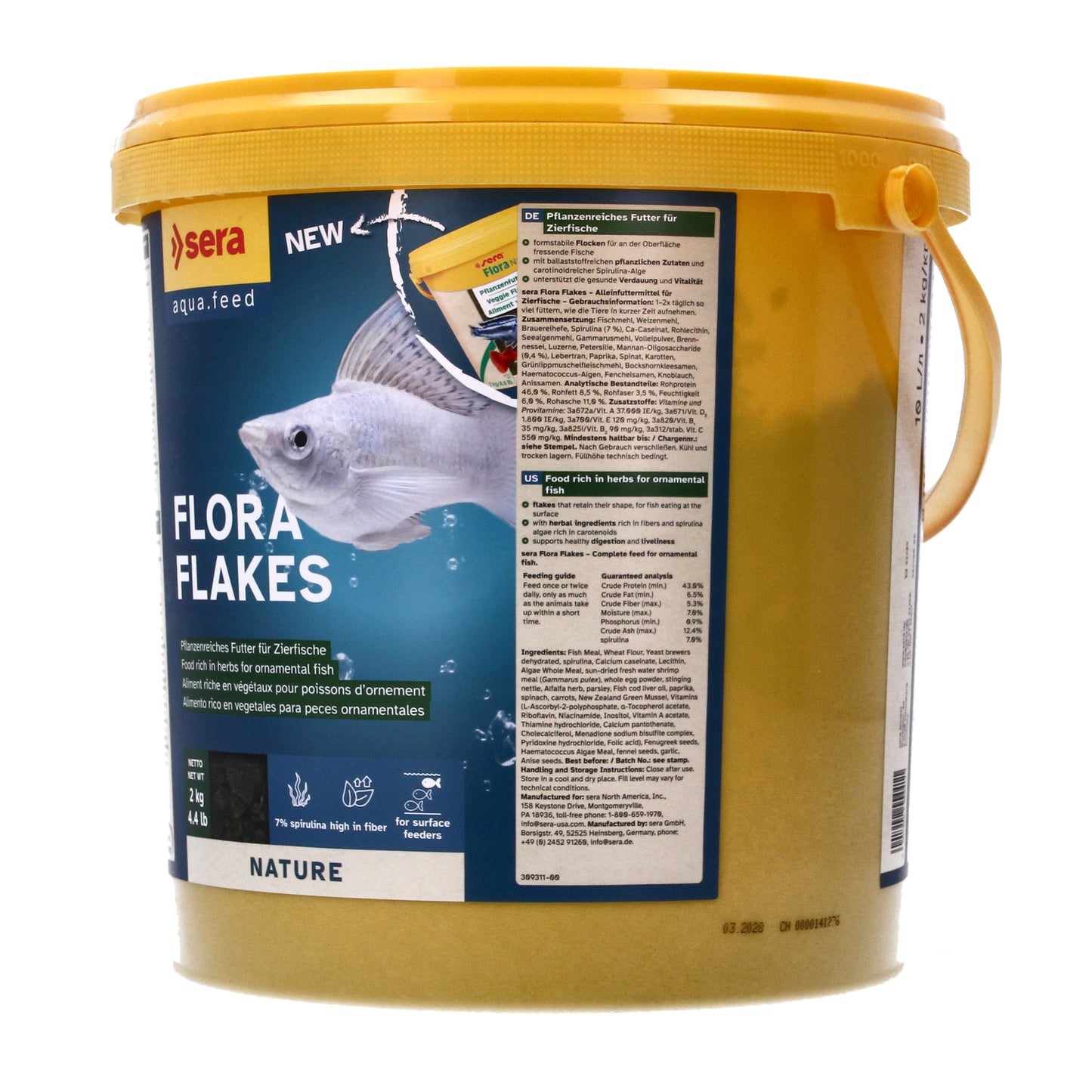 Sera Flora 2kg Herbal Flakes