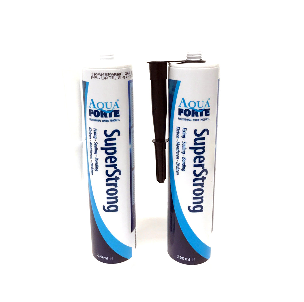 AquaForte Fix & Seal 290ml – Black & Clear Aquarium Sealant
