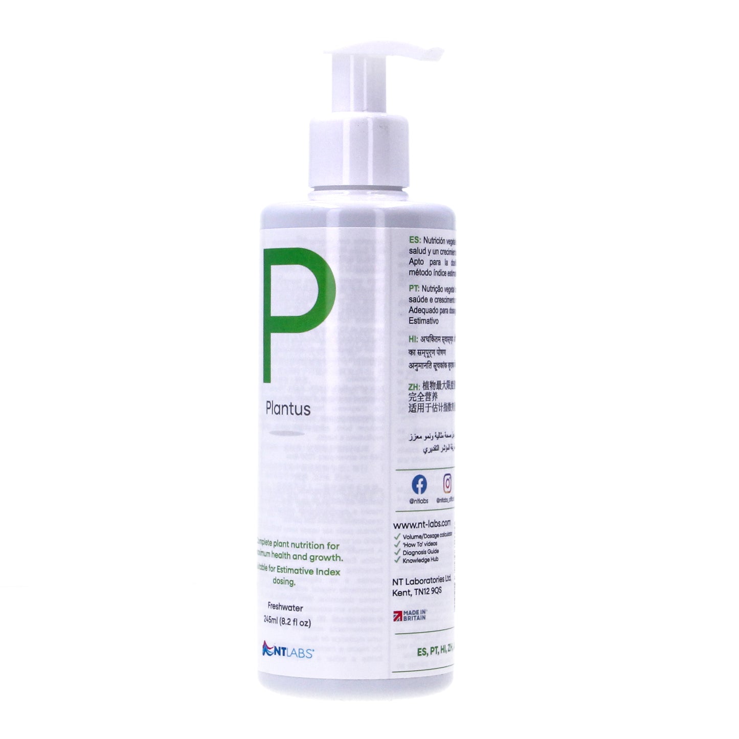 NT Labs Plantus Aquarium Plant Liquid Food Fertiliser
