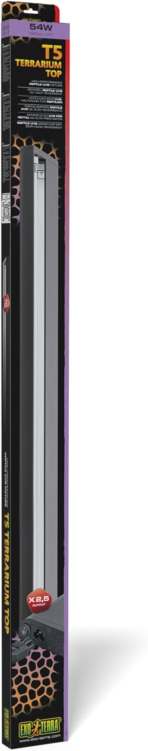 Exo Terra T5 UVB Fixture – 120cm 54w
