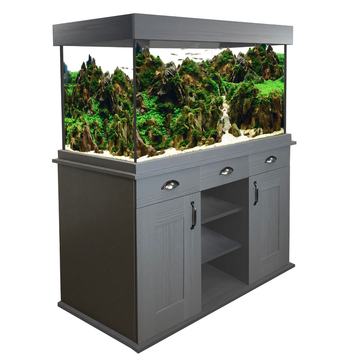 Fluval Shaker 345L Aquarium & Cabinet Plus Bundle