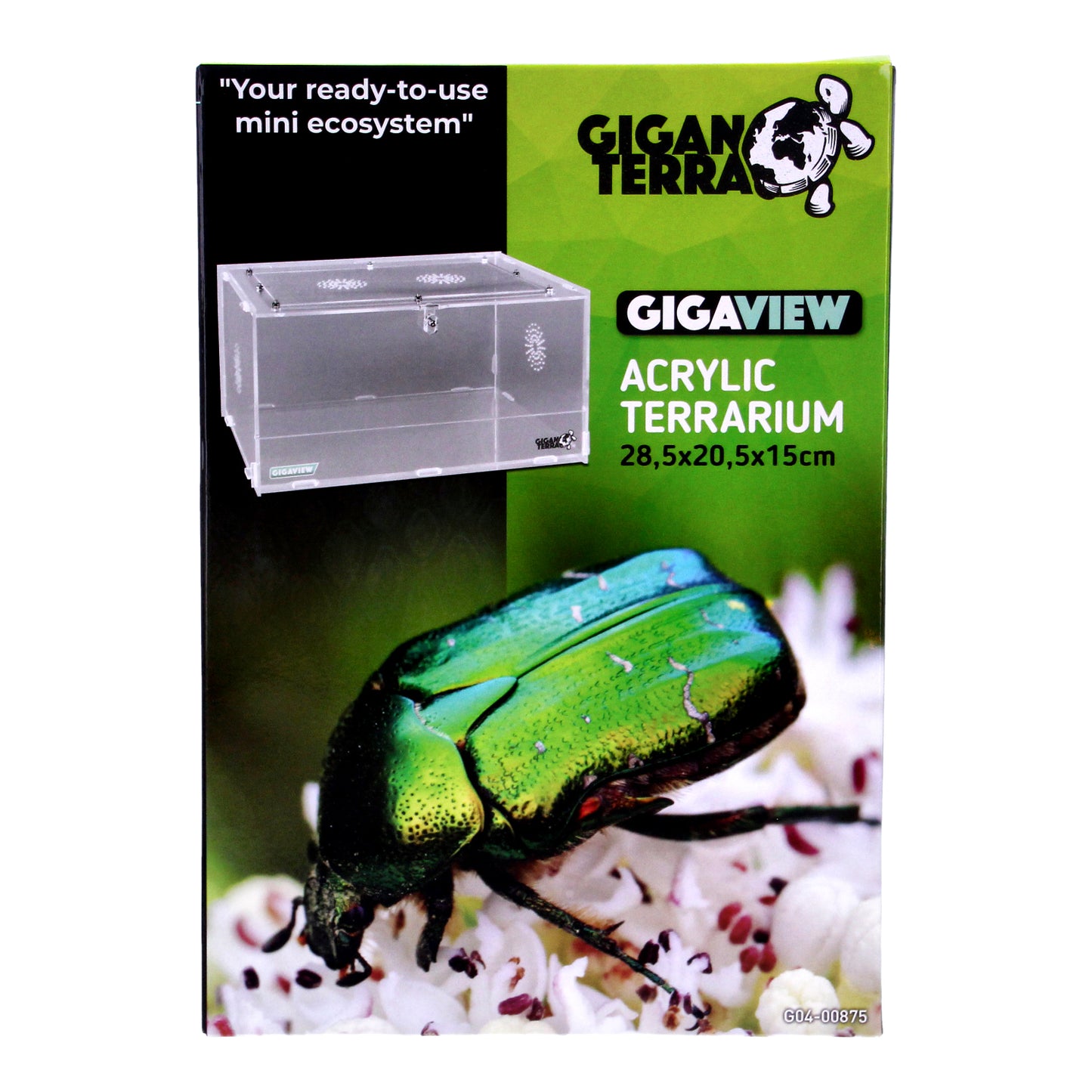 GIGANTERRA Easy Assemble Acrylic Clear Terrarium For Reptiles
