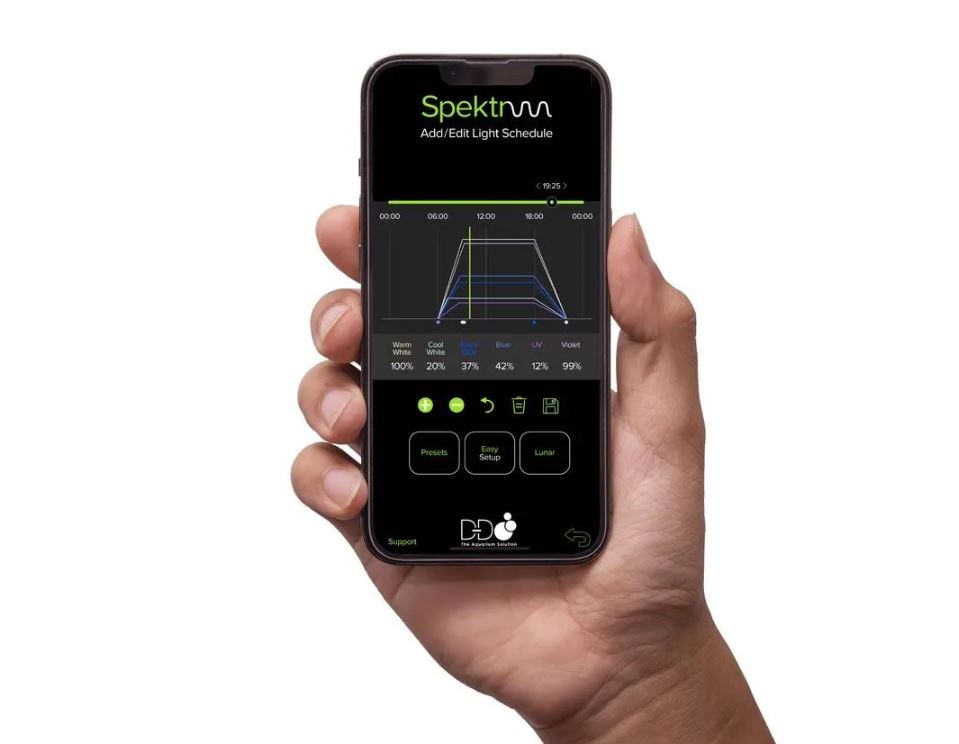 D-D Spektrum 90 & 150 LED Reef Lights – WiFi Control App Control