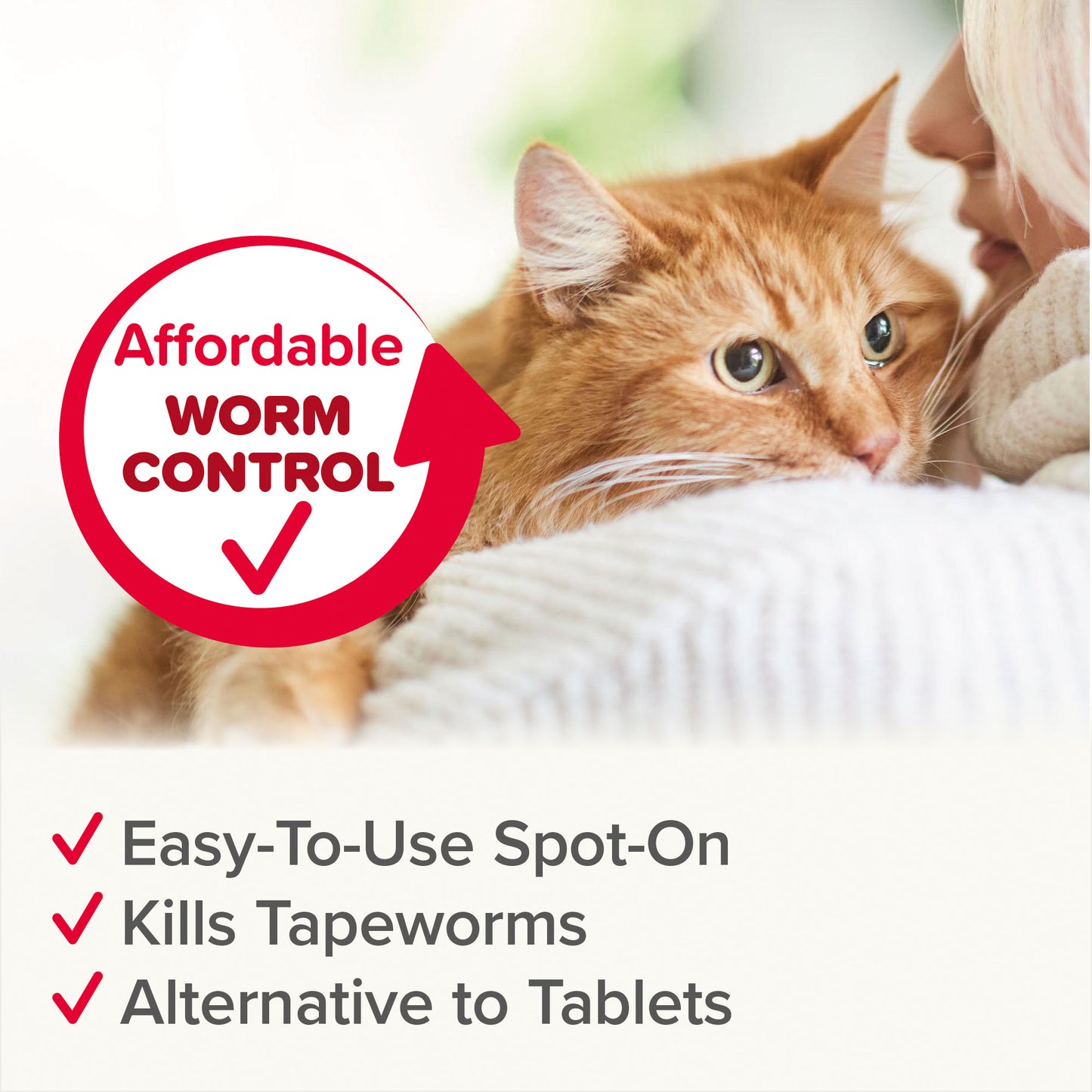 BEAPHAR WORMCLEAR FOR CATS WORMING SOLUTION SPOT ON TREATMENT 2 TUBES