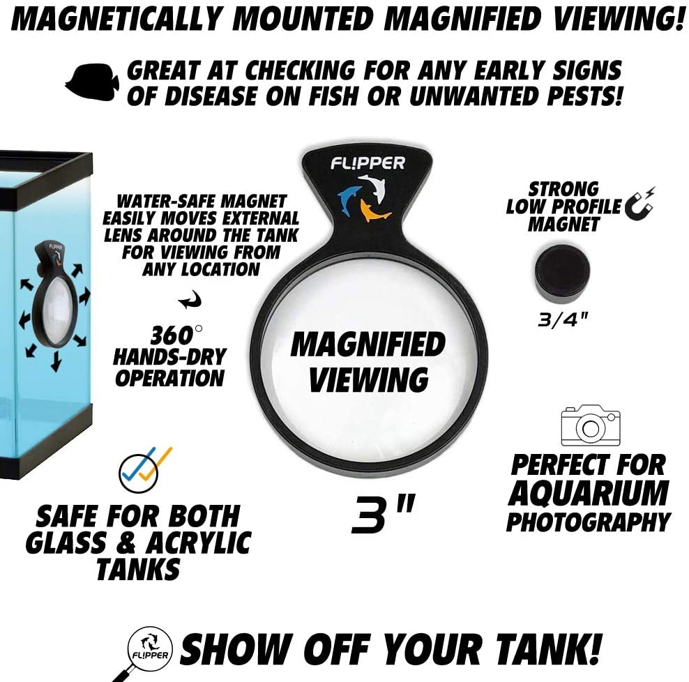 Flipper Deepsee Viewer & Lens - 3", 4", 5" Magnetic Mount