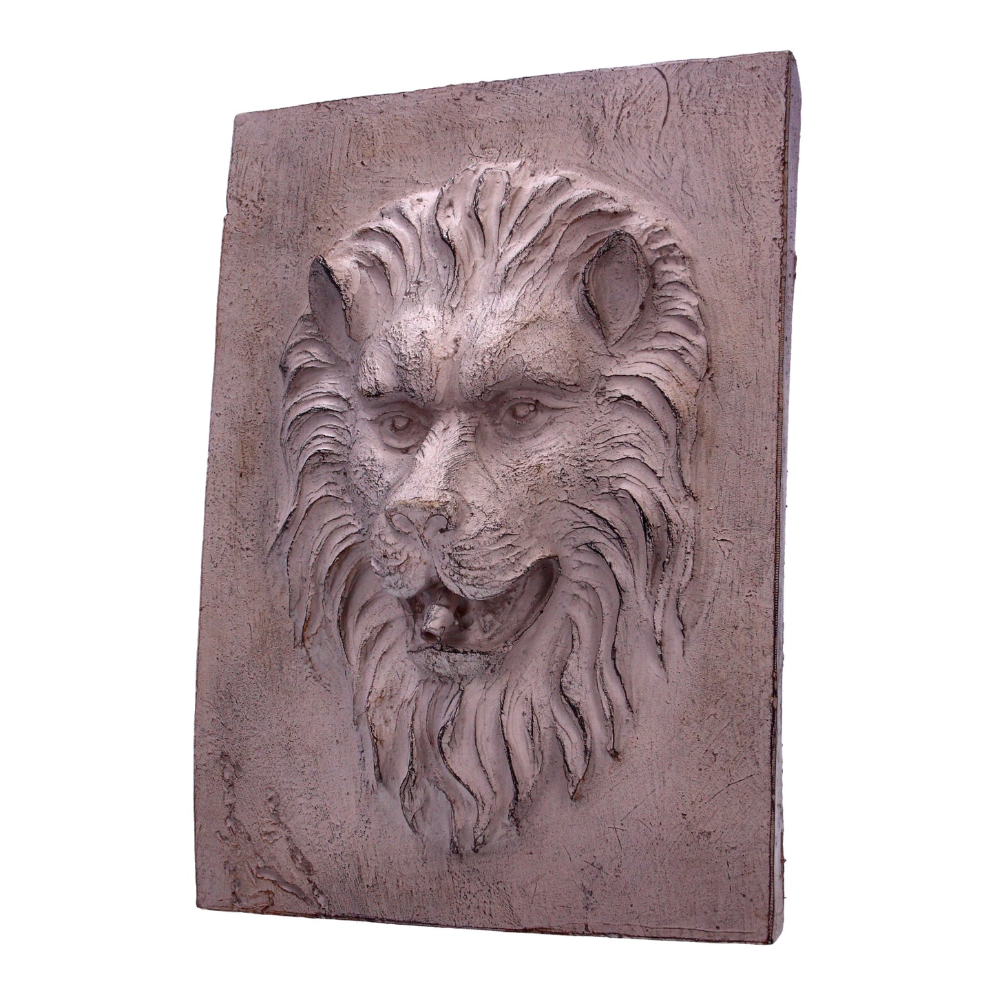 Bermuda Outdoor Garden Lion Mask Tile Ornament