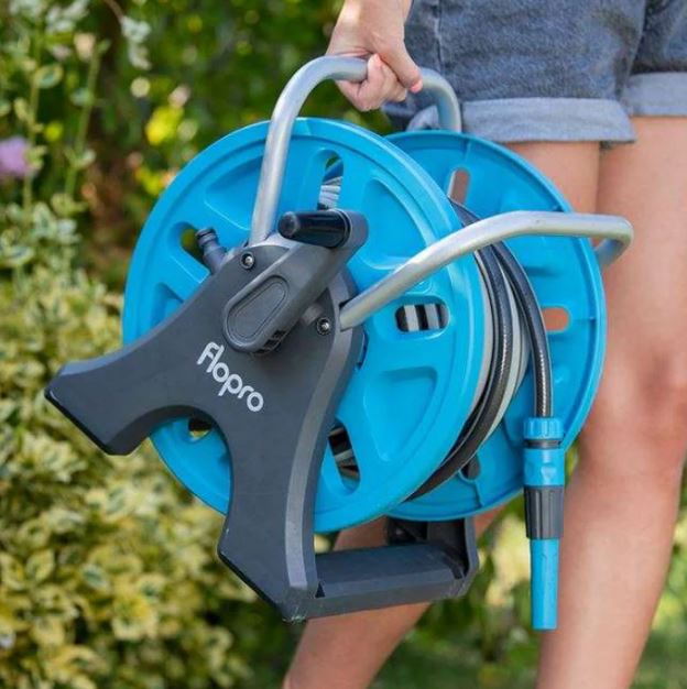 Flopro NeverKink EasyReel 25m Hose Reel Set