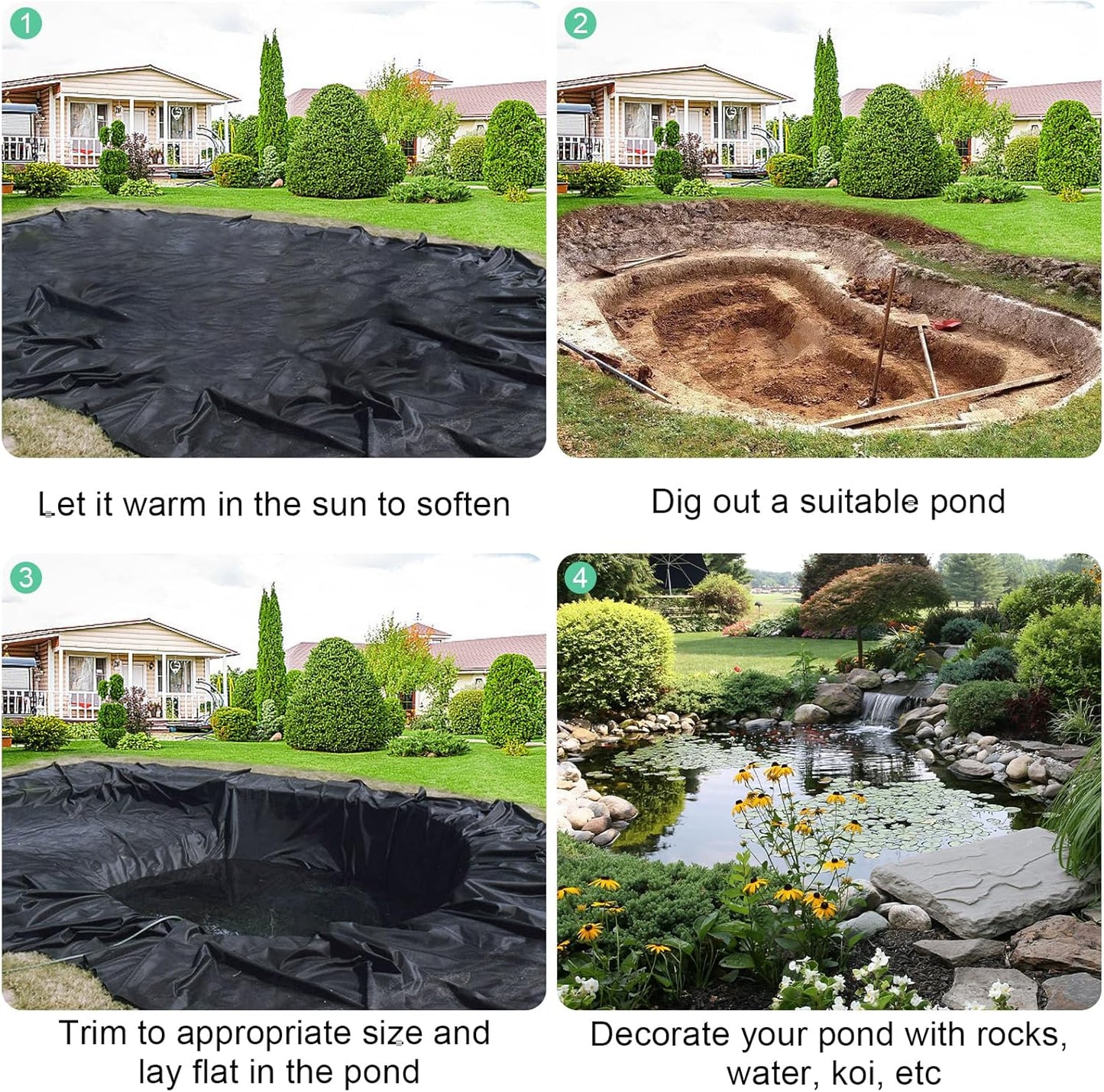 Bermuda Water Courses PVC Pond Liners